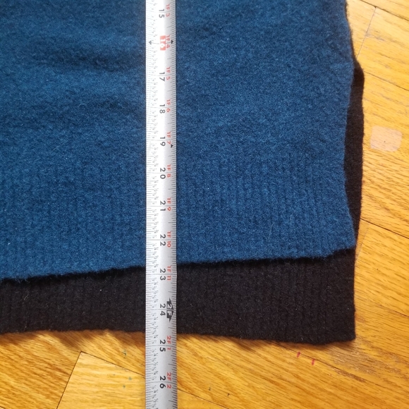 Athleta Transit Womens Colorblock Turtleneck SM Sweater Merino Wool Blend Soft - Picture 10 of 11